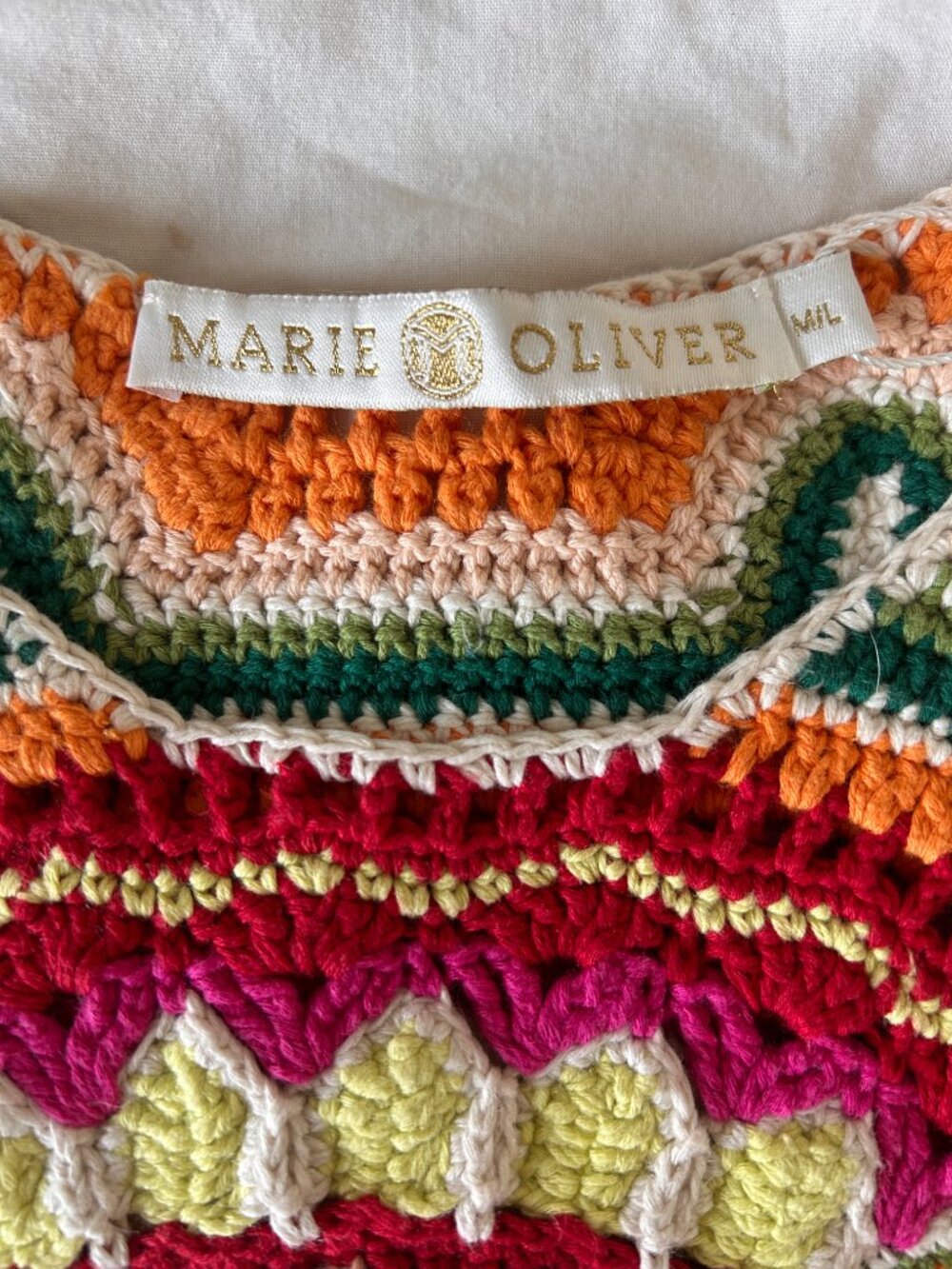 Marie Oliver Armory Crochet tank - M/L NWT - Picture 4 of 5